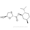 Ï¿½ter (1R, 2S, 5R) -5-metil-2- (1- metiletil) -ciclo-hexï¿½ico do ï¿½ter (2R, 5R) -5-hidroxi-1,3- oxatiolano-2-carboxï¿½ico CAS 147126-62-3